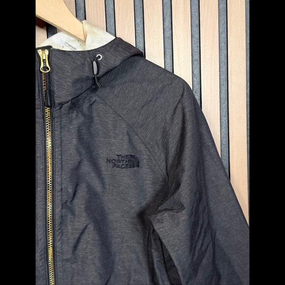 The North Face Sweater Medium Womens Gray Golden Zipper *READ - Picture 2 of 8